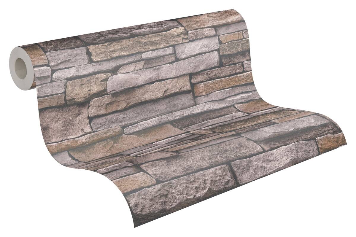 A.S.Creation Vliestapete braun B/H/D: ca. 53x1005x8,5 cm