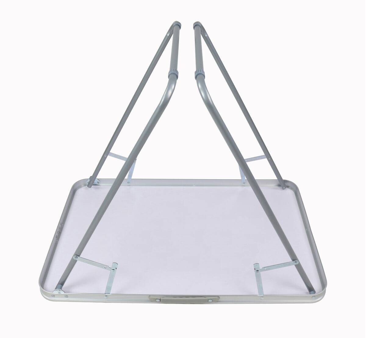 VCM Campingtisch Galdas weiß Metall B/H/T: ca. 80x70x53 cm