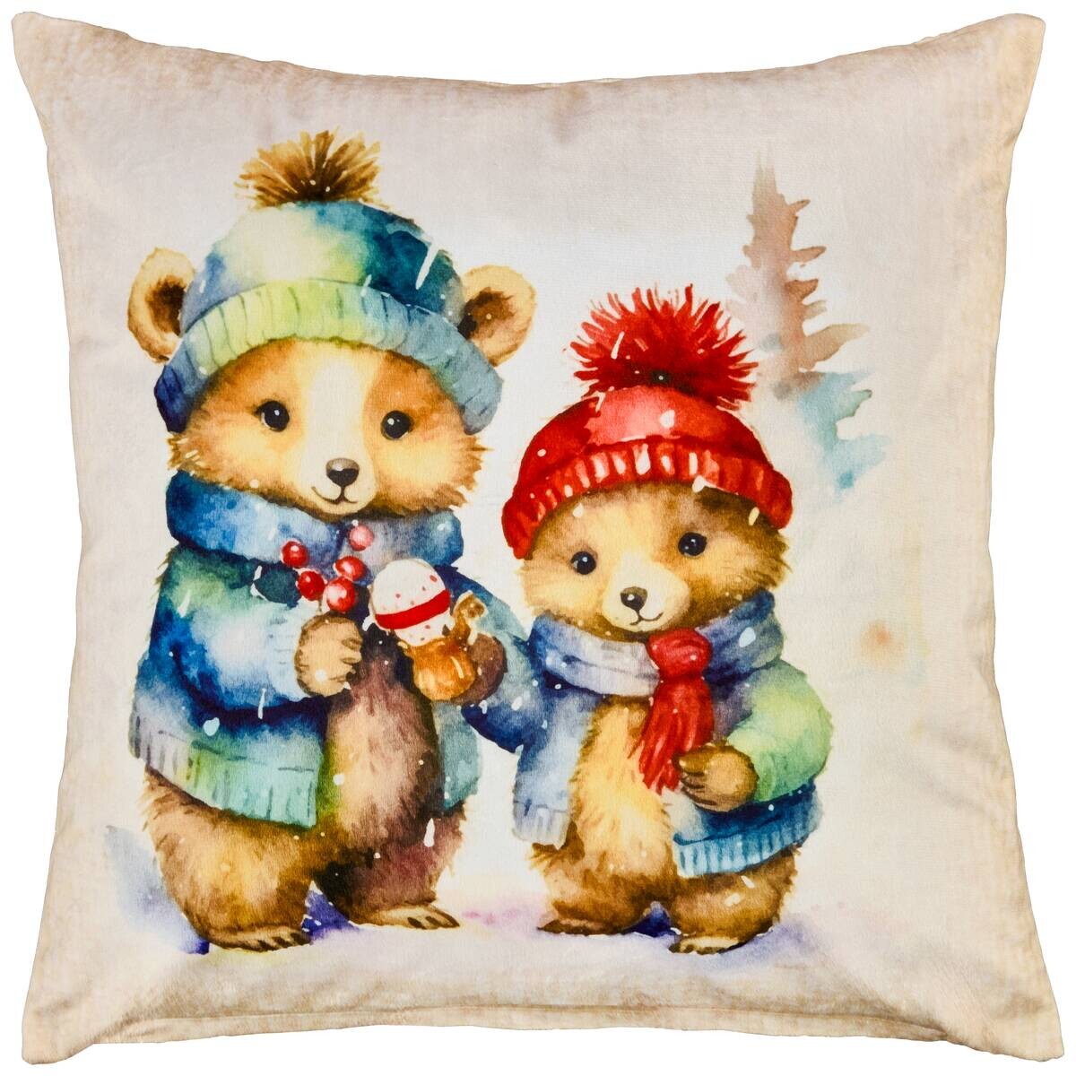 Dekokissen weiß 100% Polyester B/L: ca. 45x45 cm