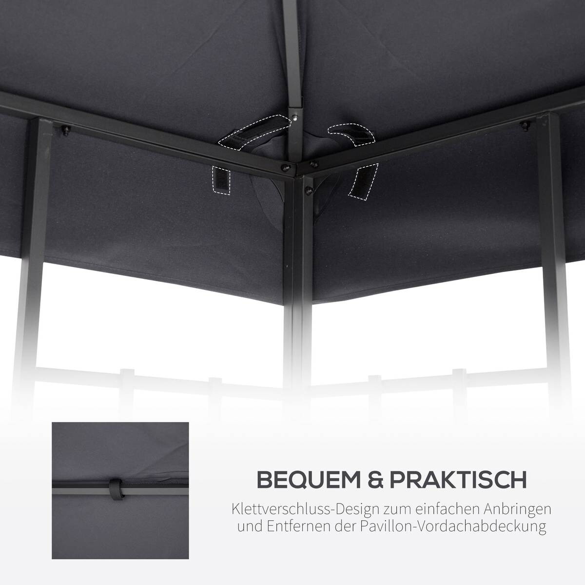 Outsunny Ersatzdach für Pavillon