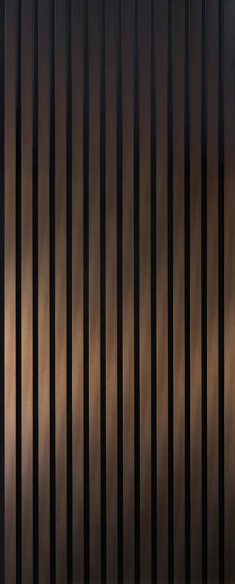 Wand- und Akustikpaneel bronze L/B/H: ca. 240x56,1x1,9 cm pro Stück