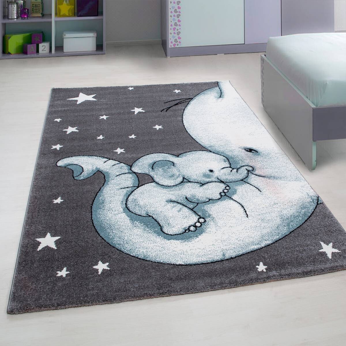 Ayyildiz Teppich KIDS blau B/L: ca. 120x170 cm