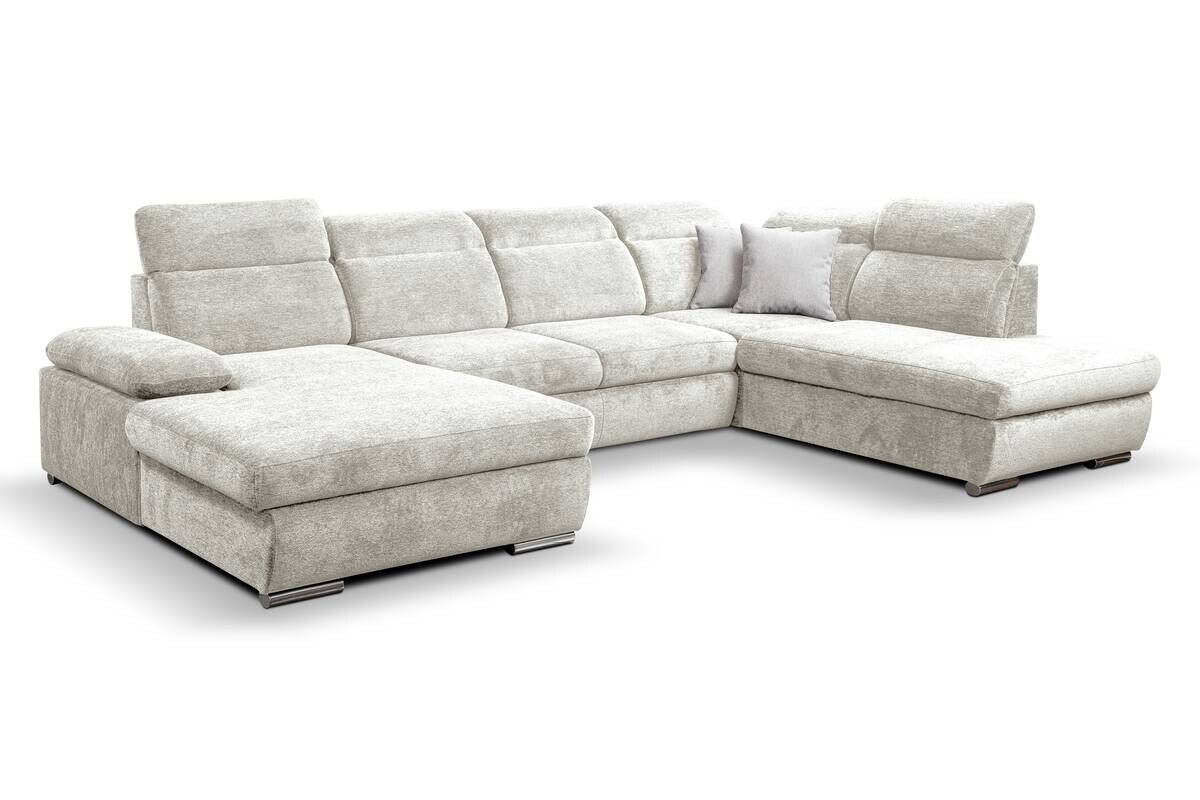 Wohnlandschaft Cordoba natur Webstoff B/H/T: ca. 359x105x232 cm