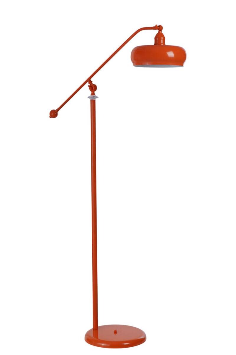Stehleuchte orange Metall B/H/L/D: ca. 25x155x25x25 cm E27 1 Brennstellen