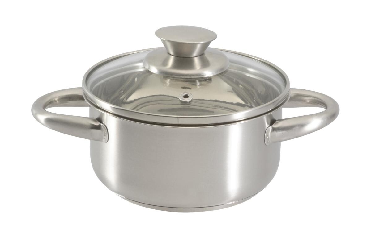 POCOline Kochtopf silber Edelstahl D: ca. 14 cm