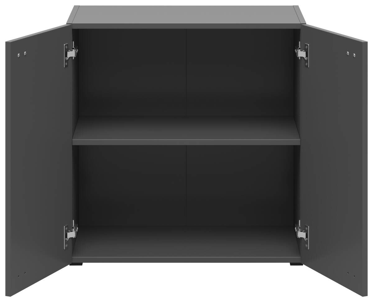 Kommode System 64 anthrazit matt B/H/T: ca. 64x64x35 cm