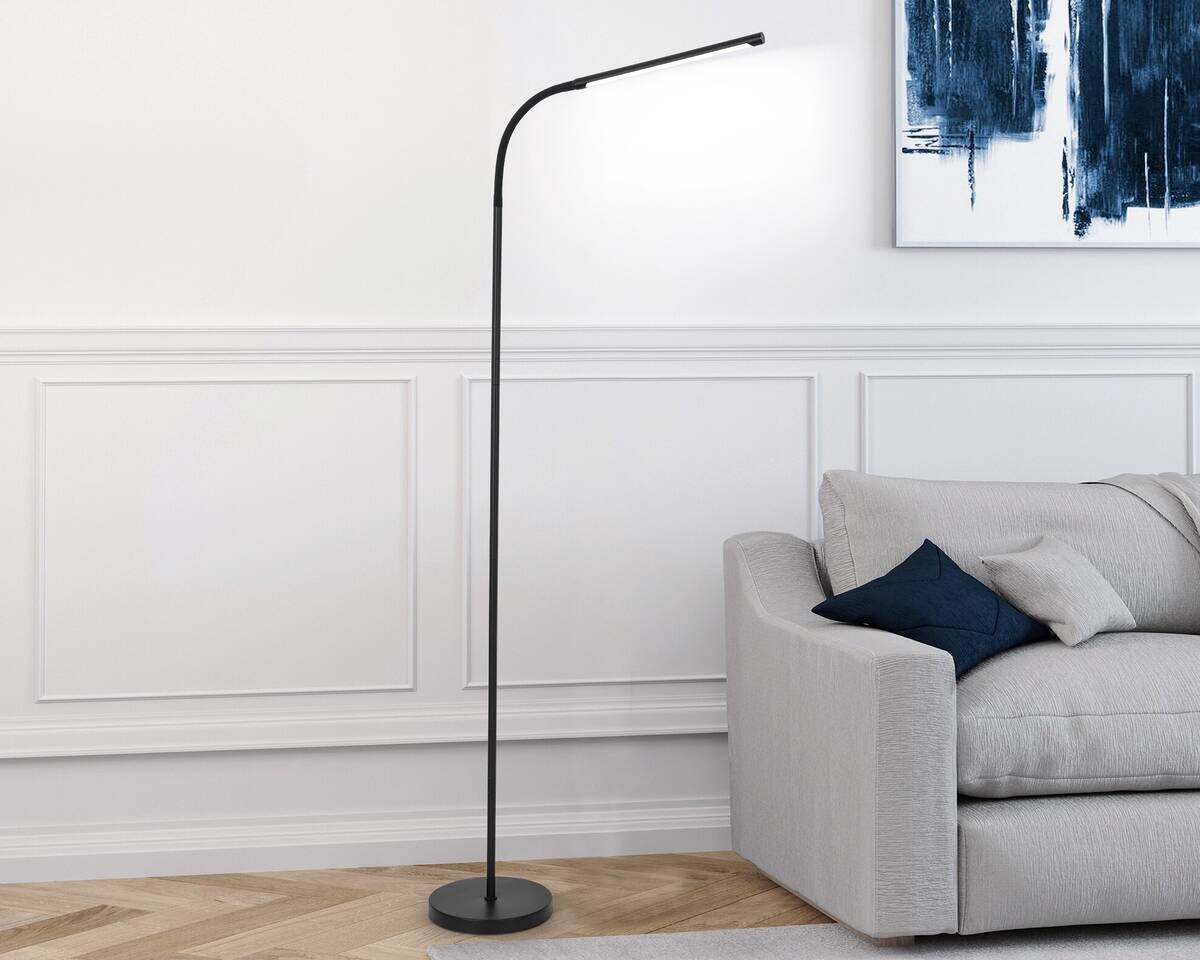 Nolo Stehlampe Greta schwarz B/H/L: ca. 22x22x155 cm null 1 Brennstellen
