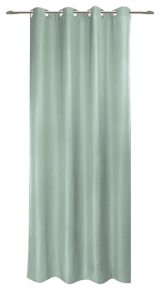 POCOline Ösenvorhang Sorrento salbei 100% Polyester B/L: ca. 140x245 cm
