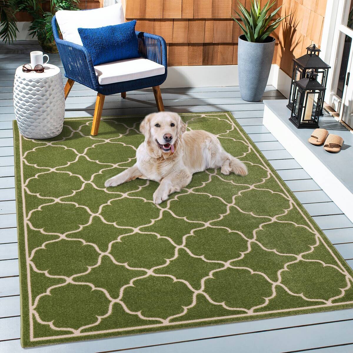 Sanat Outdoorteppich BERLIN grün B/L: ca. 140x200 cm