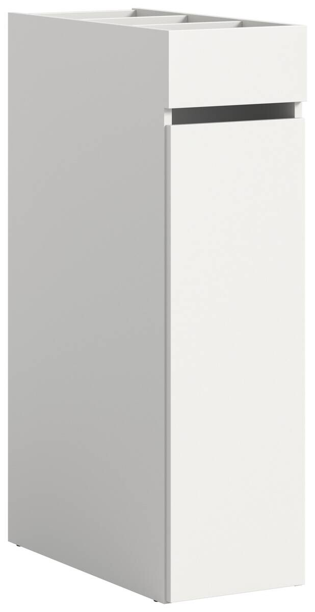 Anstellregal Free weiß B/H/T: ca. 29x101x60 cm