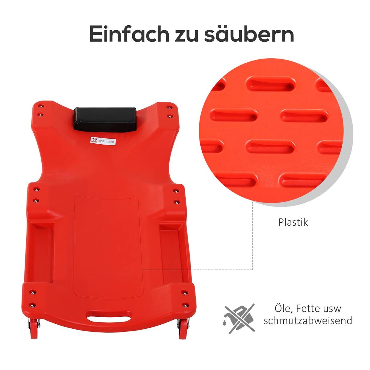 Werkstatt-Zubehör rot B/H/L: ca. 48x100x12 cm