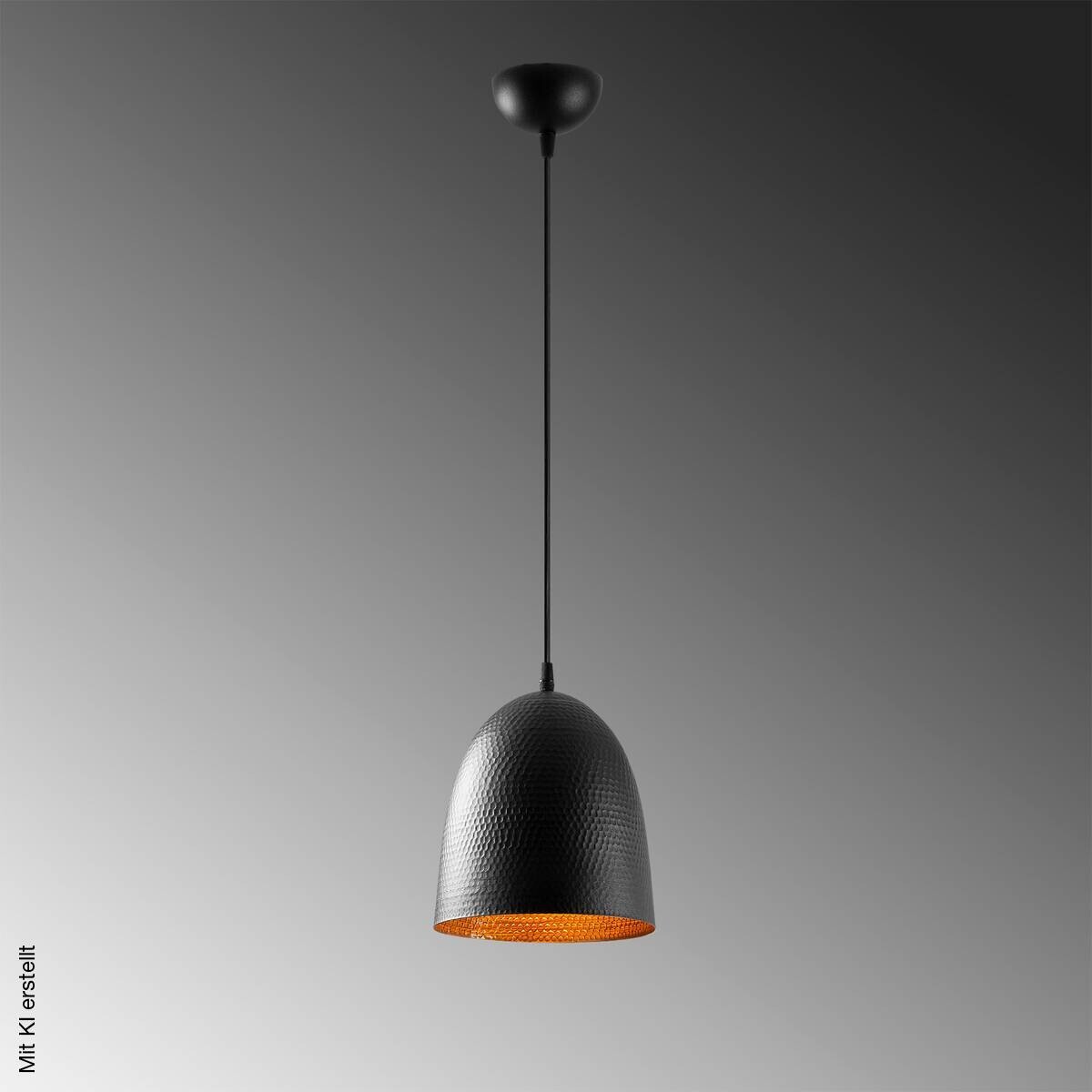Opviq Pendelleuchte schwarz B/H/T: ca. 20x125x20 cm E27 1 Brennstellen