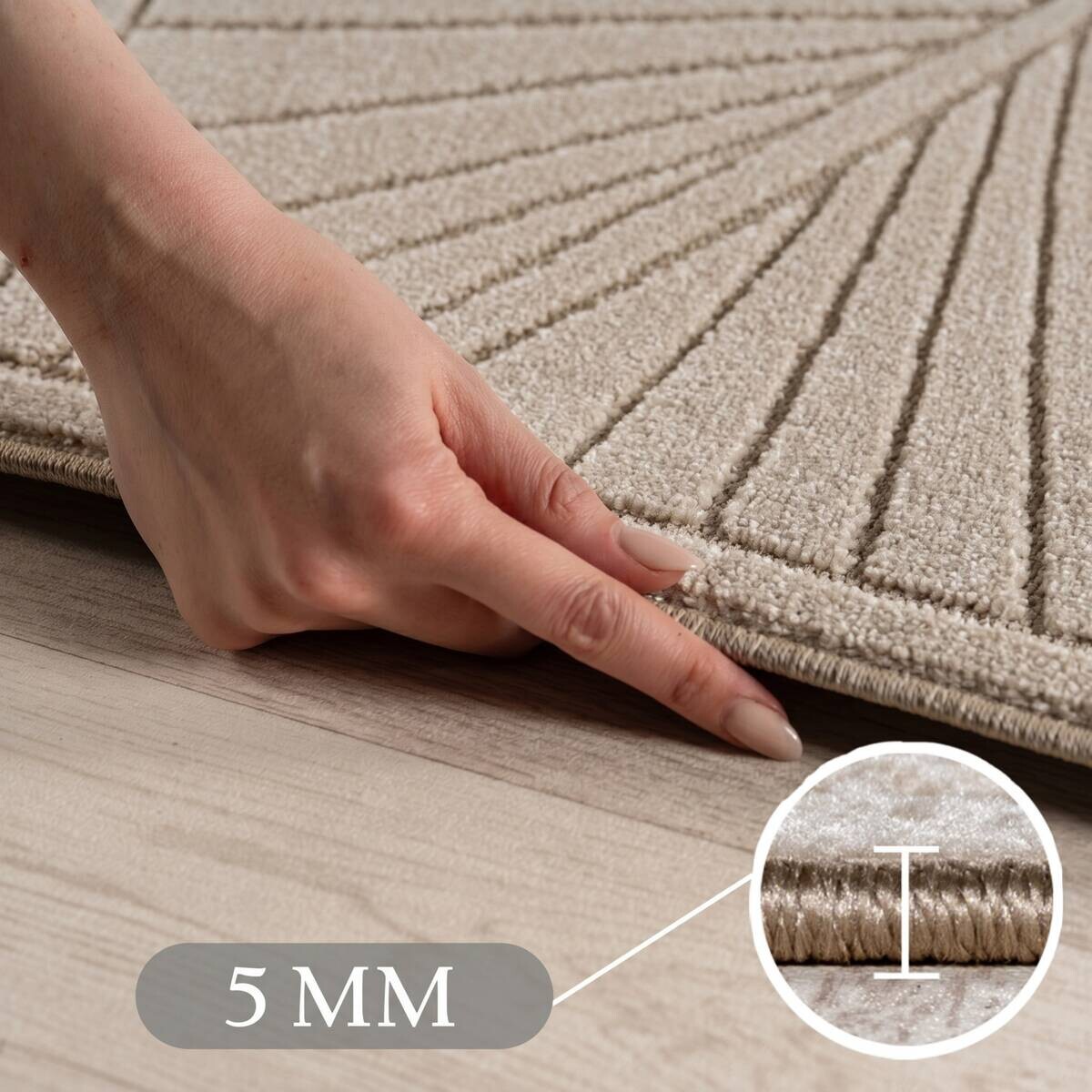 Ayyildiz Flachwebteppich NOVA creme D: ca. 80 cm