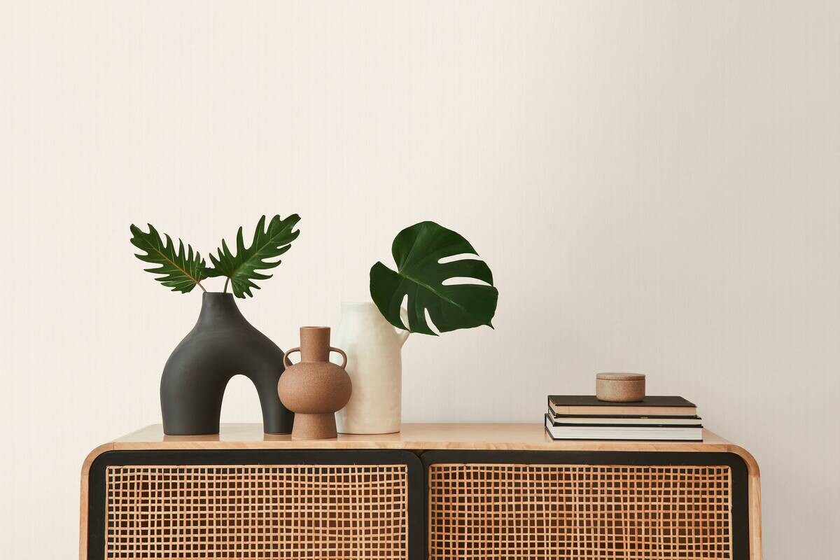 A.S.Creation Vliestapete beige creme B/H/D: ca. 53x1005x8,6 cm