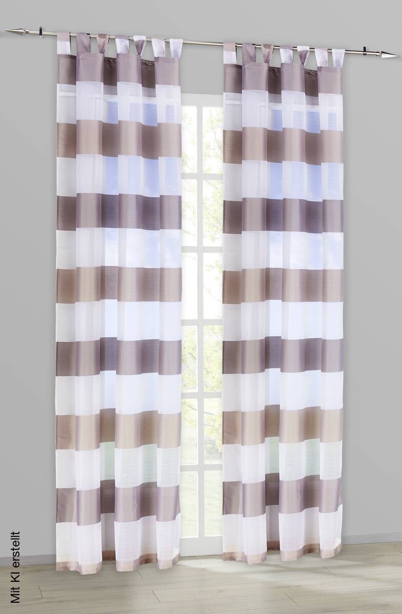 POCOline Kombivorhang Mia beige B/L: ca. 140x245 cm