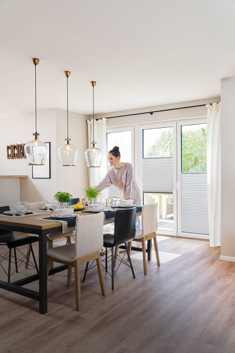 LICHTBLICK Spannplissee grau B/L: ca. 70x130 cm