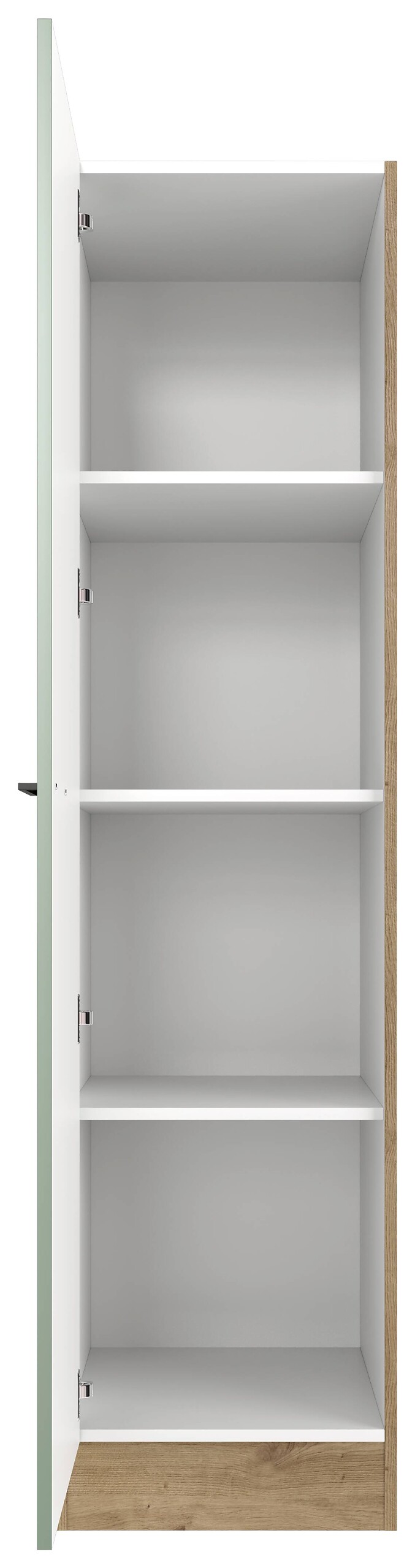 Seitenschrank Cara grün B/H/T: ca. 50x200x57 cm