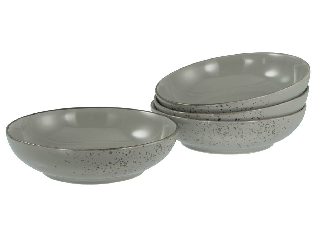 CreaTable Schüssel-Set Nature Collection Stone grau Steinzeug