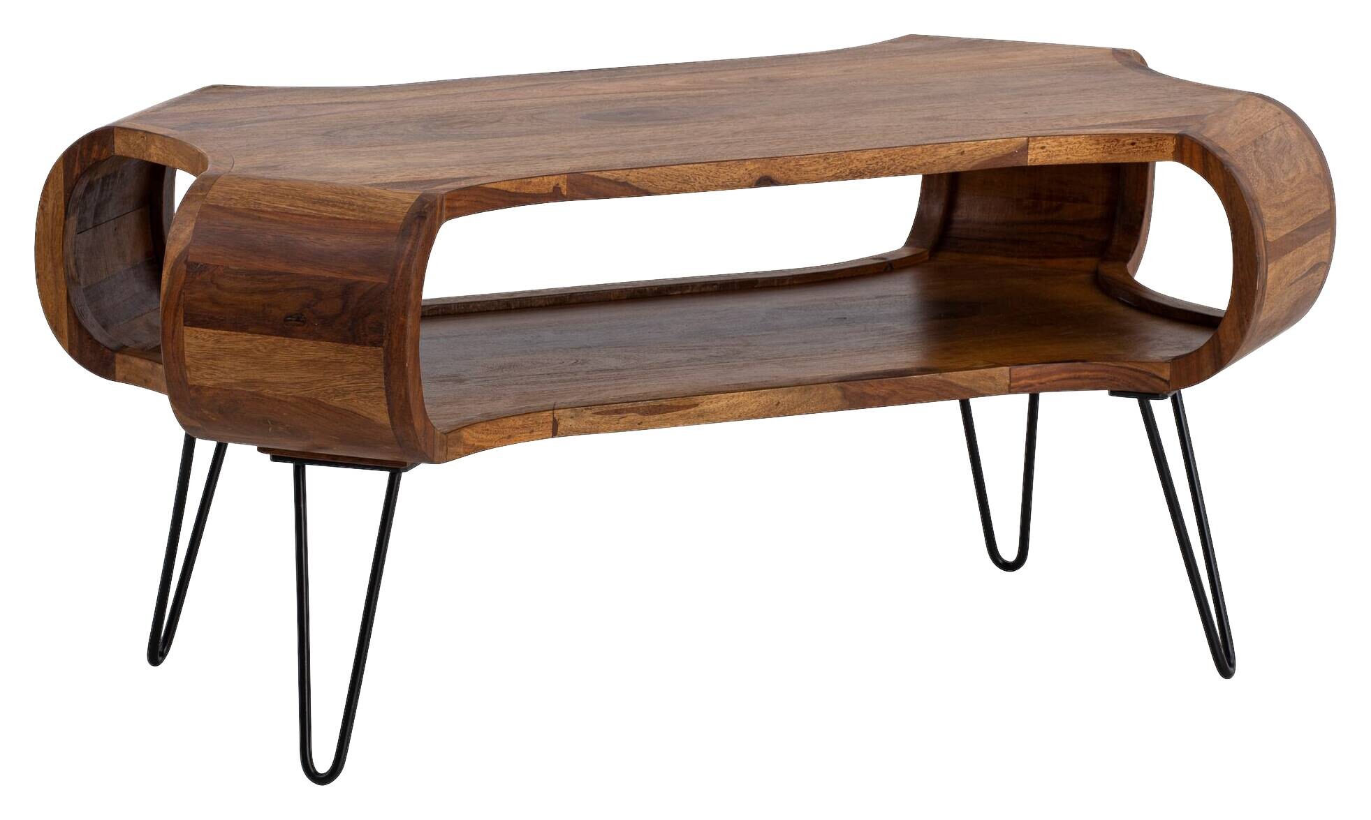 Couchtisch braun B/H/T: ca. 100x47x60 cm