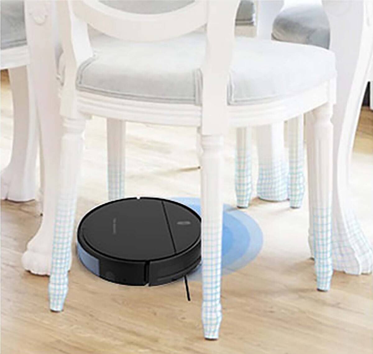 Nedis Roboter-Staubsauger schwarz Kunststoff B/H/L: ca. 32x7,8x0,3 cm