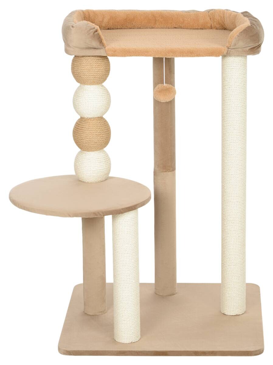 PawHut Kratzbaum kaffee Spanplatte B/H/L: ca. 54x86x56 cm