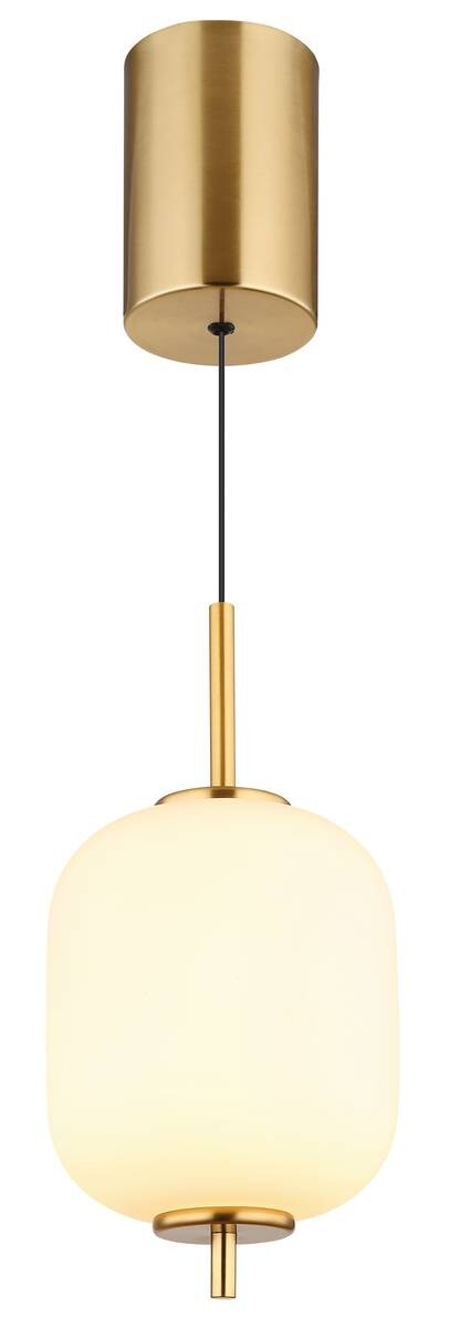 GLOBO Pendelleuchte messing Glas Metall H/D: ca. 150x13,5 cm 1.0 Brennstellen