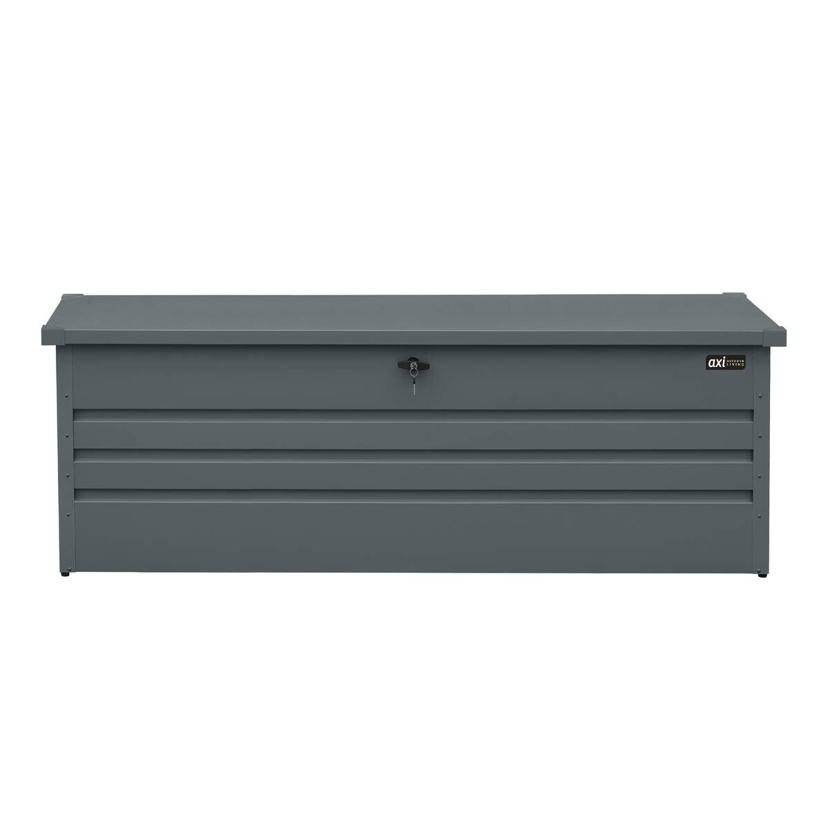 AXI Outdoor Living Gartenbox Miles anthrazit Metall B/H/L: ca. 82x75x185 cm
