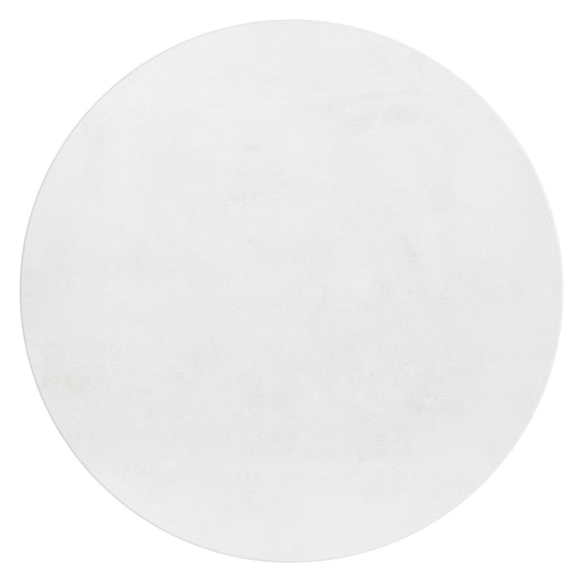 Ayyildiz Teppich POUFFY weiß B/L: ca. 200x200 cm