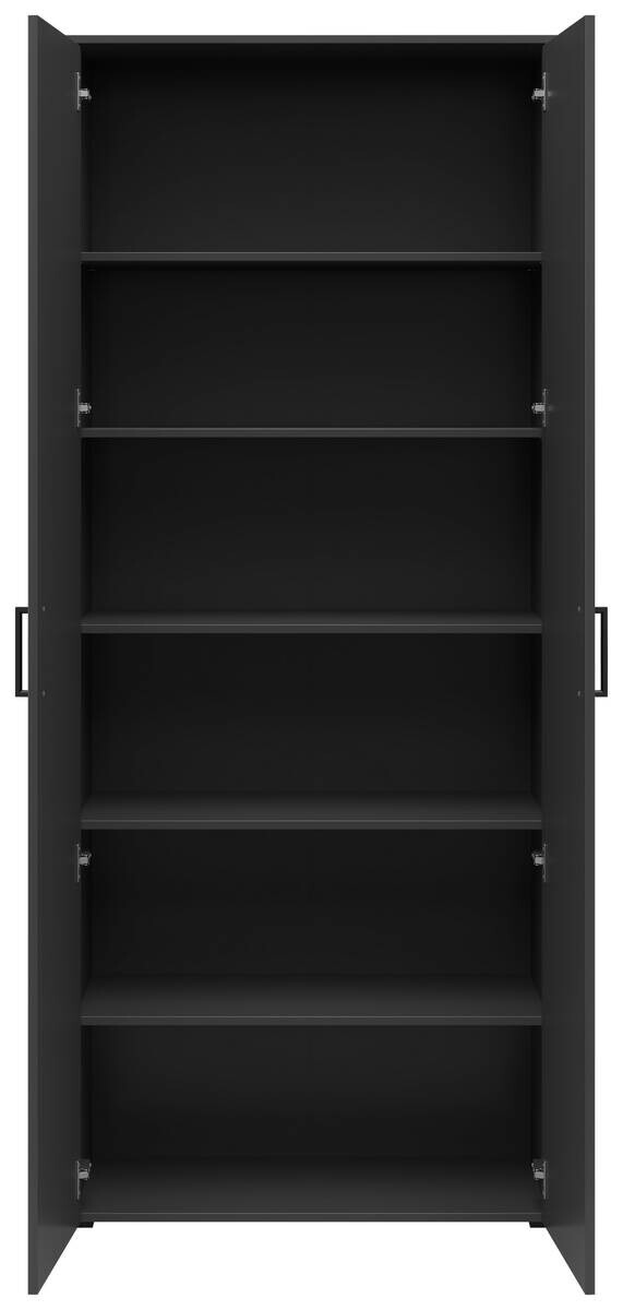 Schrank Multi-Stauraum Typ 37 anthrazit B/H/T: ca. 80x195x40 cm