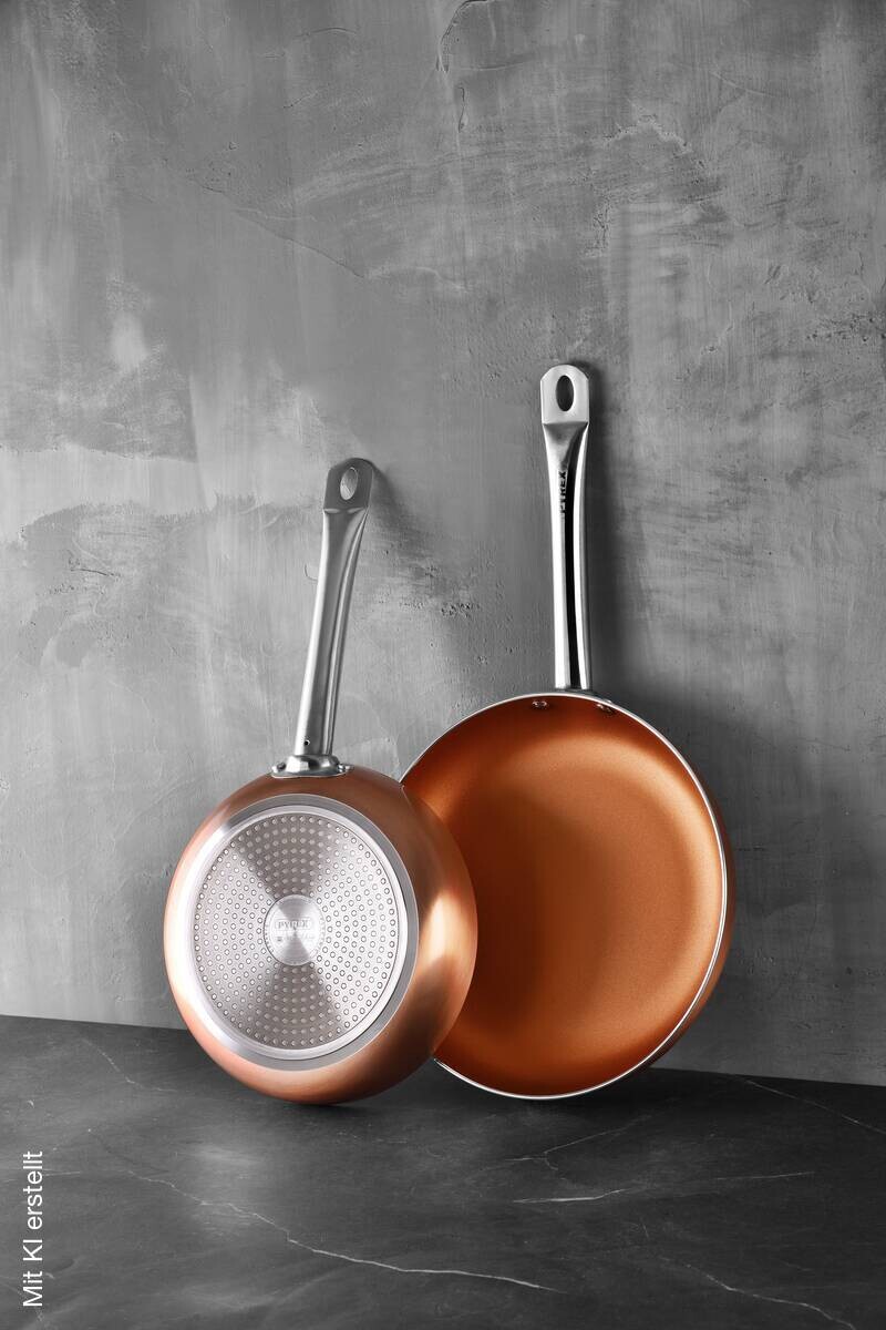 PYREX Pfannenset COPPER SPECIAL Kupfer Aluminium 3 tlg.