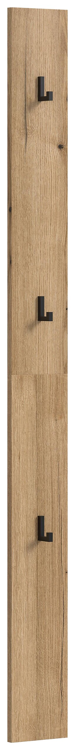 Garderobenhaken Naro Evoke Oak Nachbildung B/H/T: ca. 15x160x2 cm