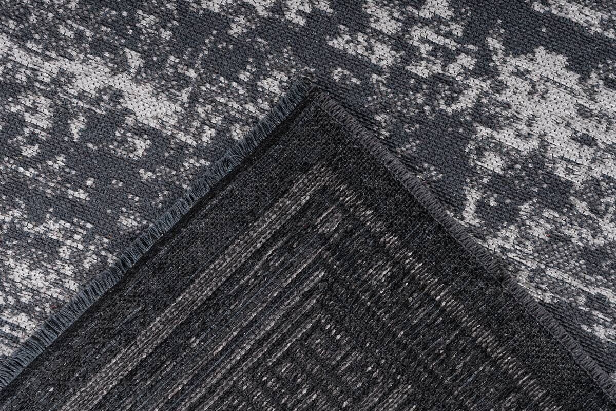 Kayoom Flachflorteppich Kalea 325 grau B/H/L: ca. 80x0,8x150 cm