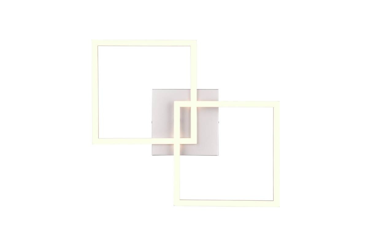 Reality LED-Deckenleuchte Trail titanfarbig Metall B/H/T: ca. 60x7x35 cm 1 Brennstellen