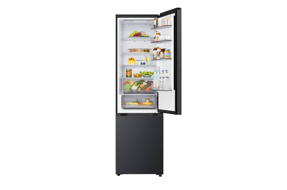 LG Kühl-/Gefrierkombination GBBSJ2CCEP schwarz B/H/T: ca. 59,7x203x67,4 cm