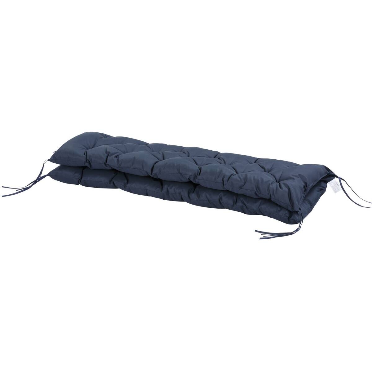 Outsunny Bankauflage blau Polyester B/H/L: ca. 150x8x98 cm