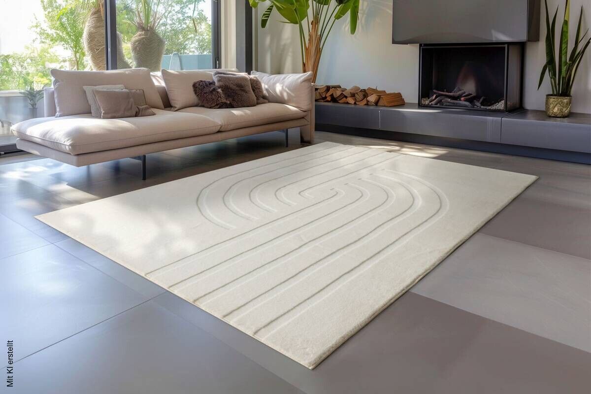Obsession Teppich Zen Deluxe creme B/H/L: ca. 200x20x290 cm
