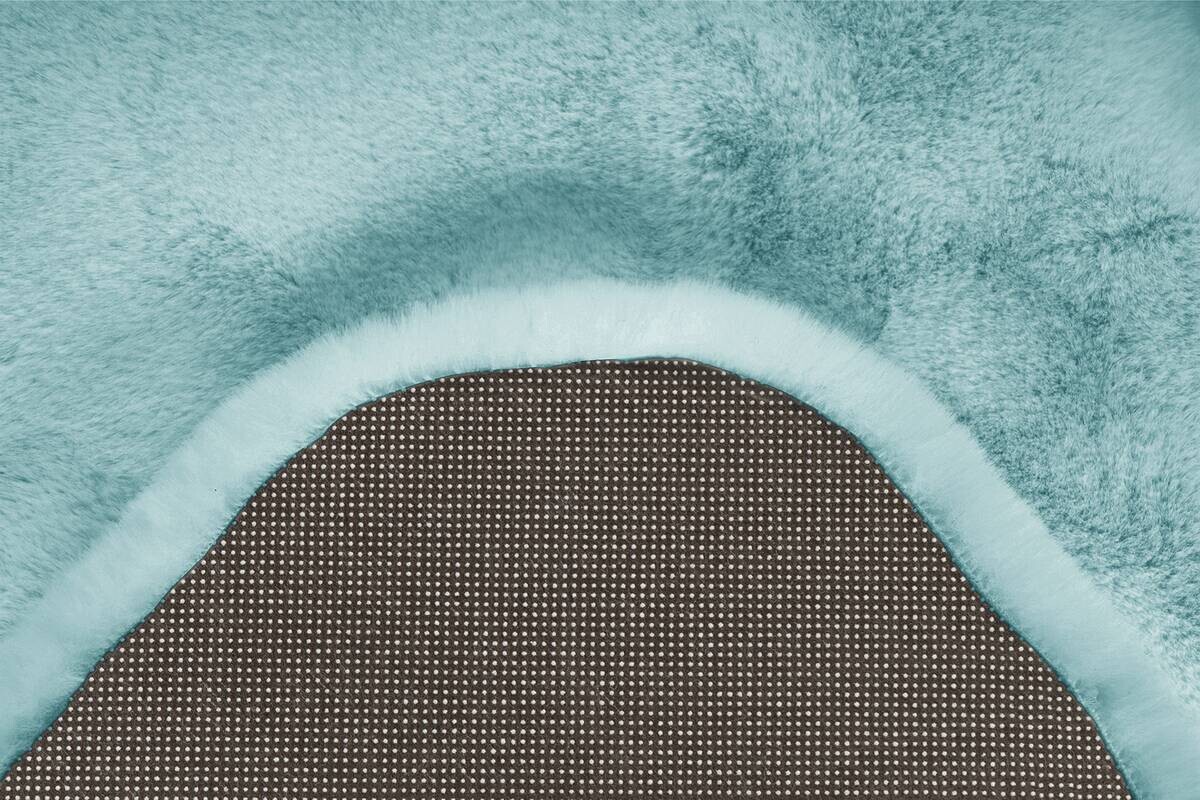 Arte Espina Hochflorteppich Rabbit Double Sheepskin 325 hellblau B/L: ca. 60x180 cm