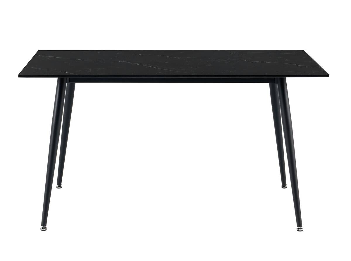Tischgruppe Palma schwarz Steinzeug B/H/T: ca. 140x75x80 cm