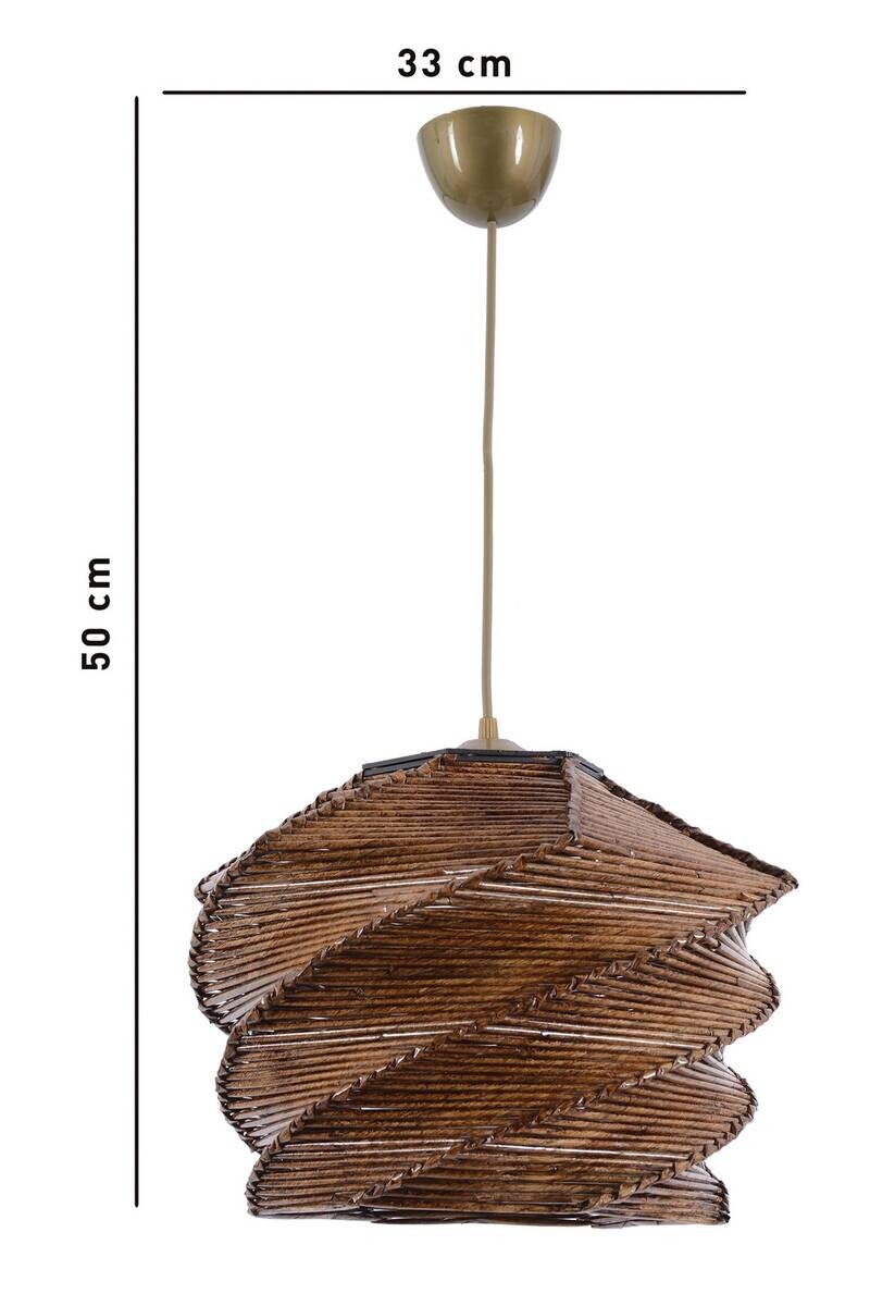 Opviq Pendelleuchte Ruche B/H/T/L/D: ca. 32x65x32x32x32 cm E27 1 Brennstellen