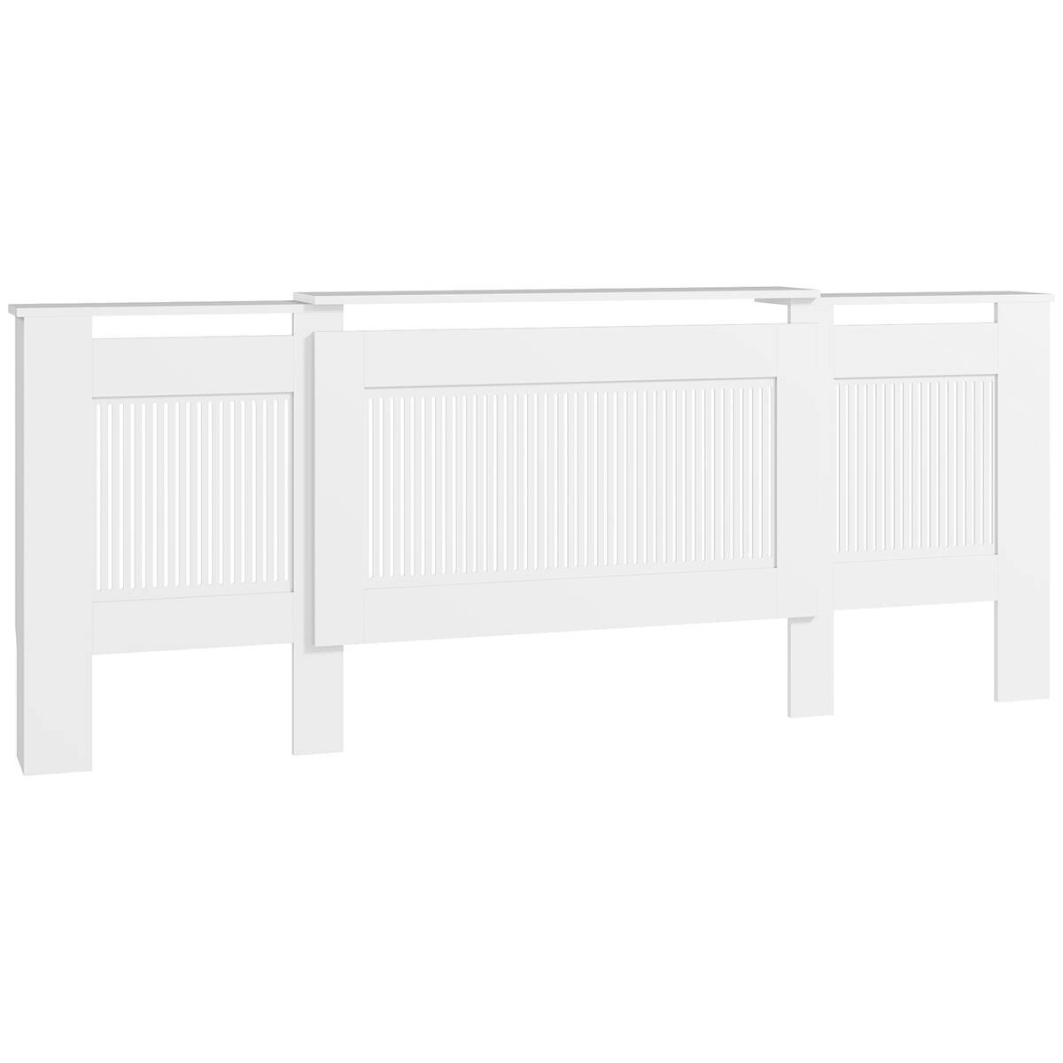 HOMCOM Heizkörperverkleidung weiß B/H/T: ca. 125x81,5x19 cm