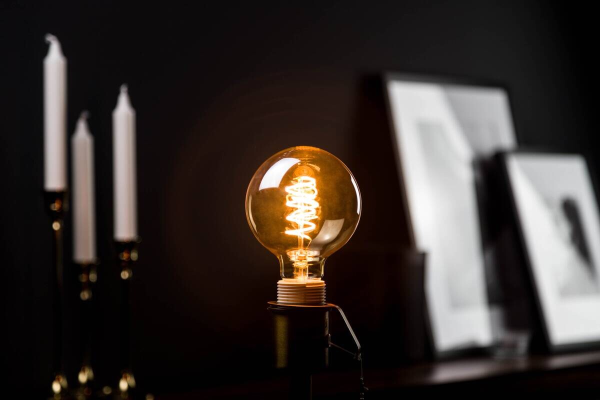 Blulaxa LED-Leuchtmittel Edison Filamentlampe Vintage 49075 E27