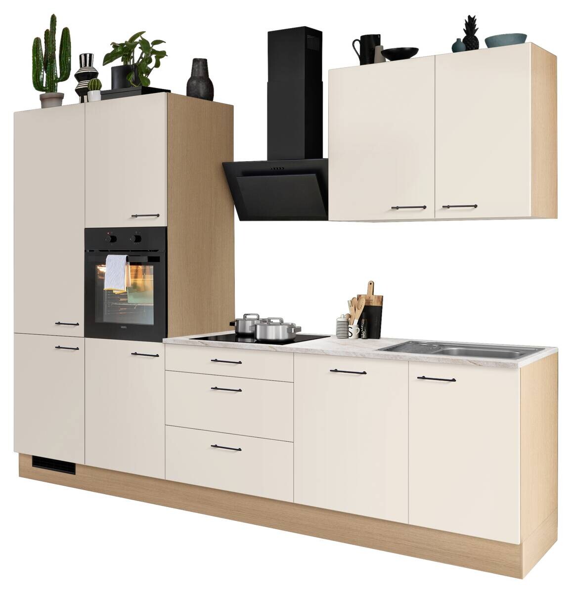 Impuls Küchenblock IP 1200 Muschelweiß B/T: ca. 310x60 cm