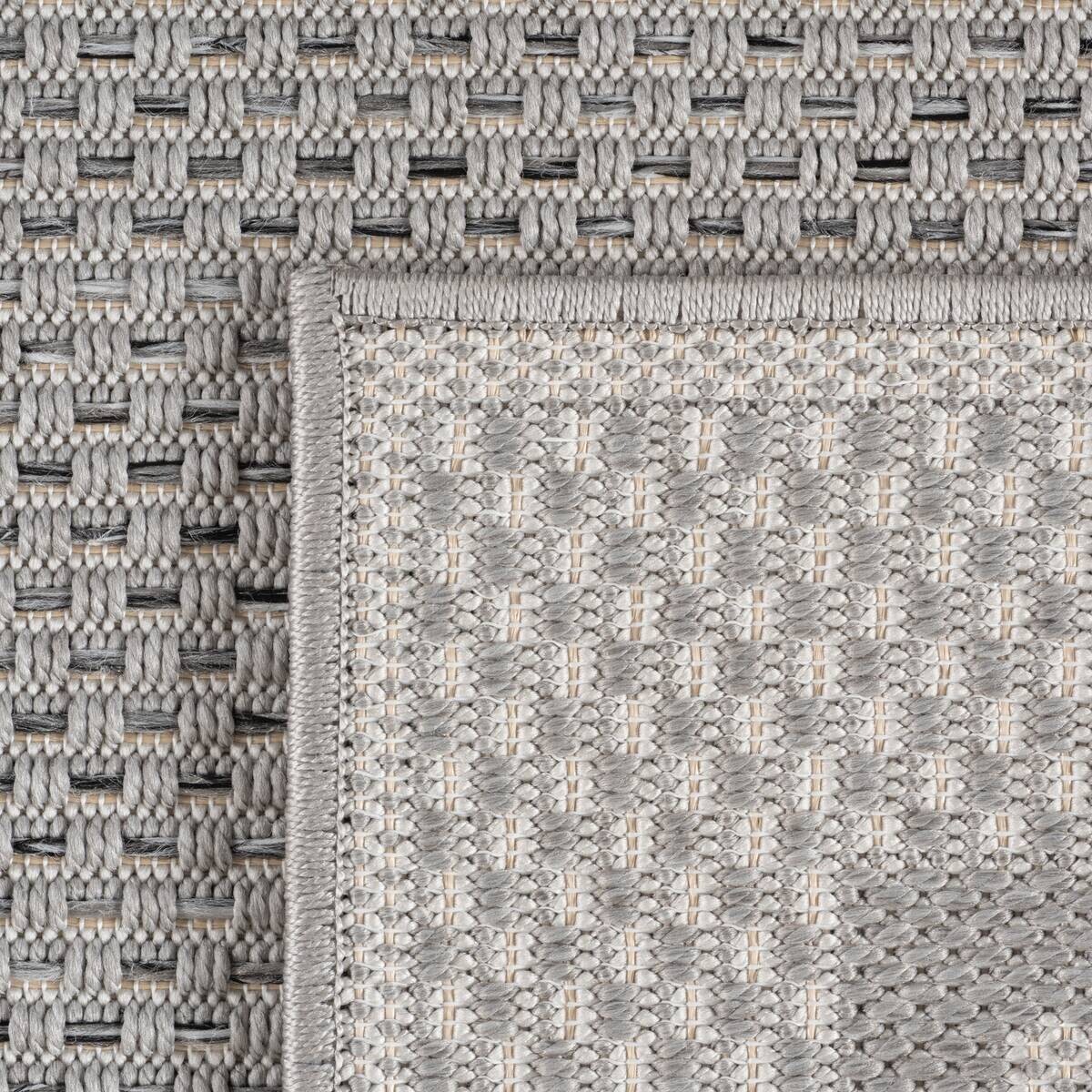 Ayyildiz Flachwebteppich DESERT grau D: ca. 80 cm