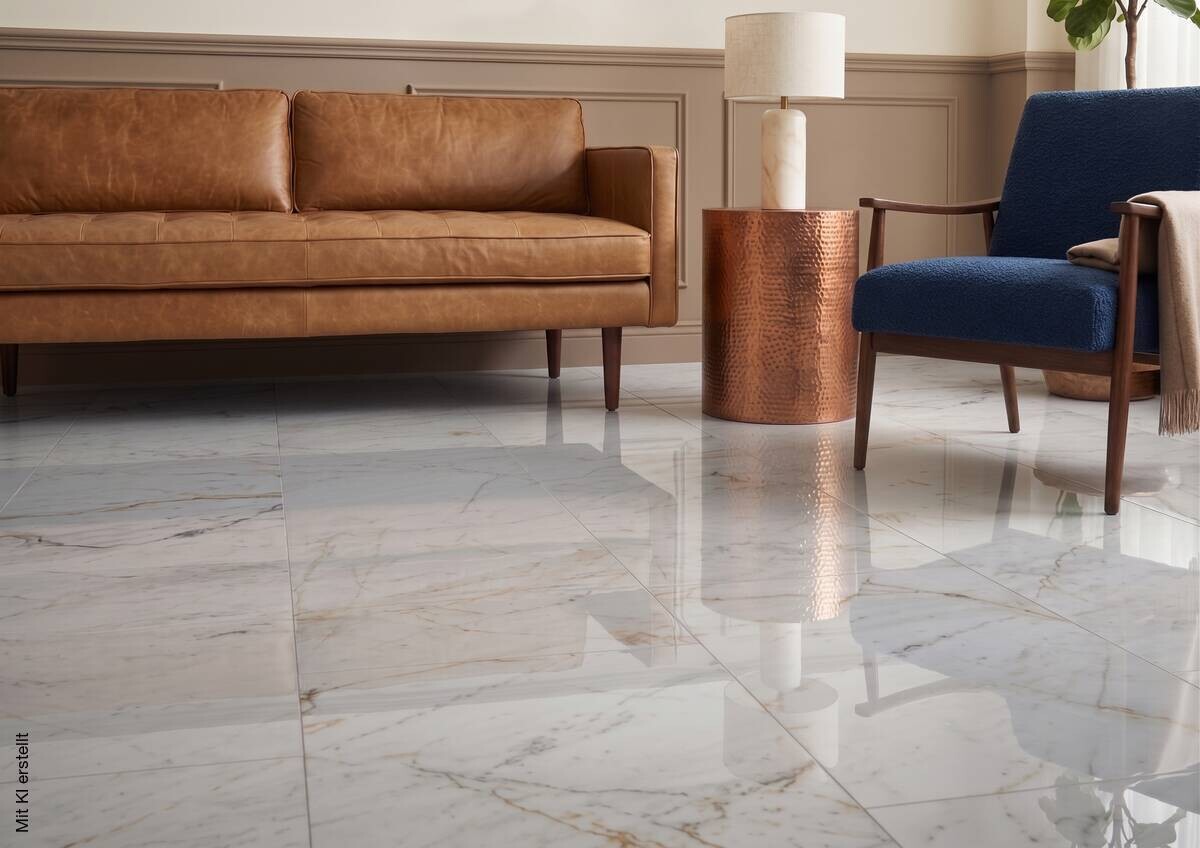 Click-Vinylboden Marble Arcola HG 1,92 m² im Pak. B/L: ca. 40x80 cm pro Paket