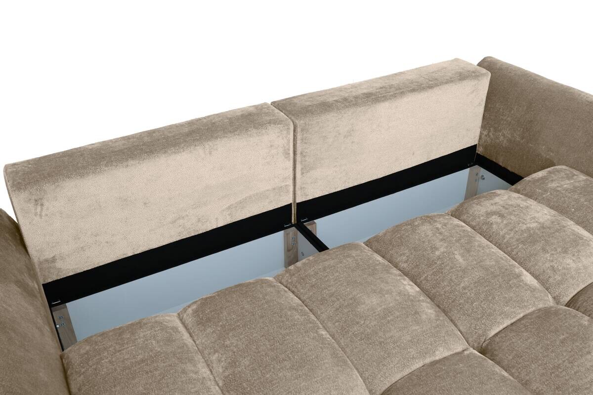 Big Sofa Moma Greige Microfaser B/H/T: ca. 250x97x120 cm