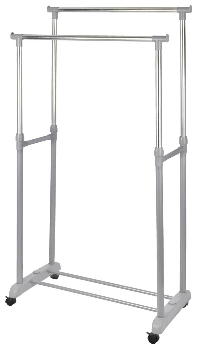 Garderobenwagen Chrom Stahl