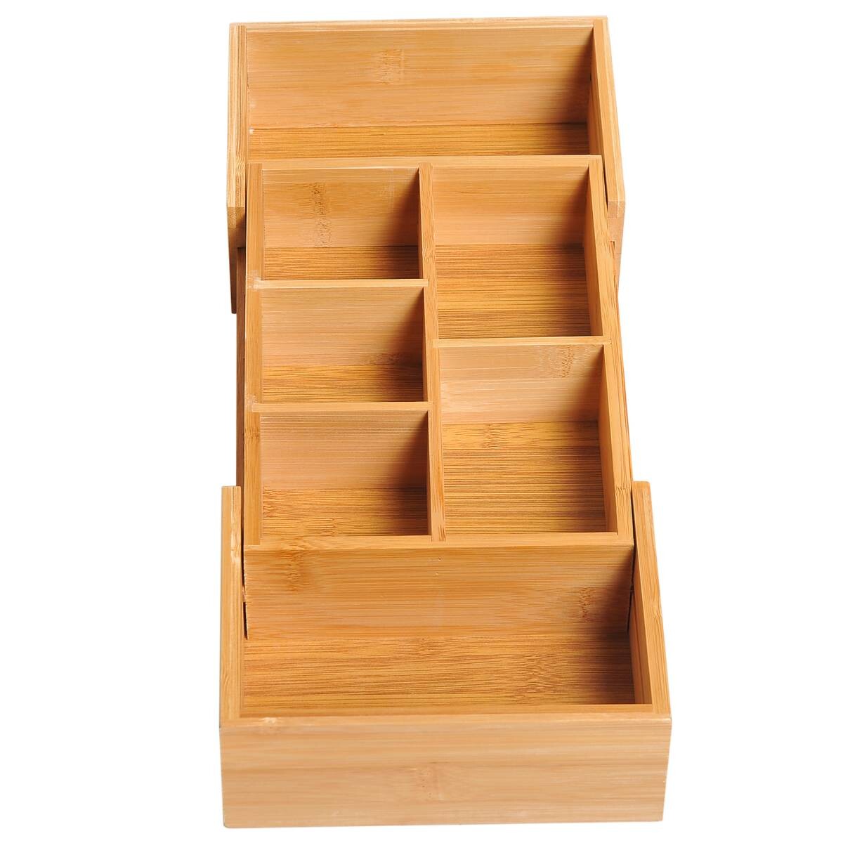 Aufbewahrungsbox 833-470 natur Bambus B/H/T: ca. 24,6x17,6x7 cm
