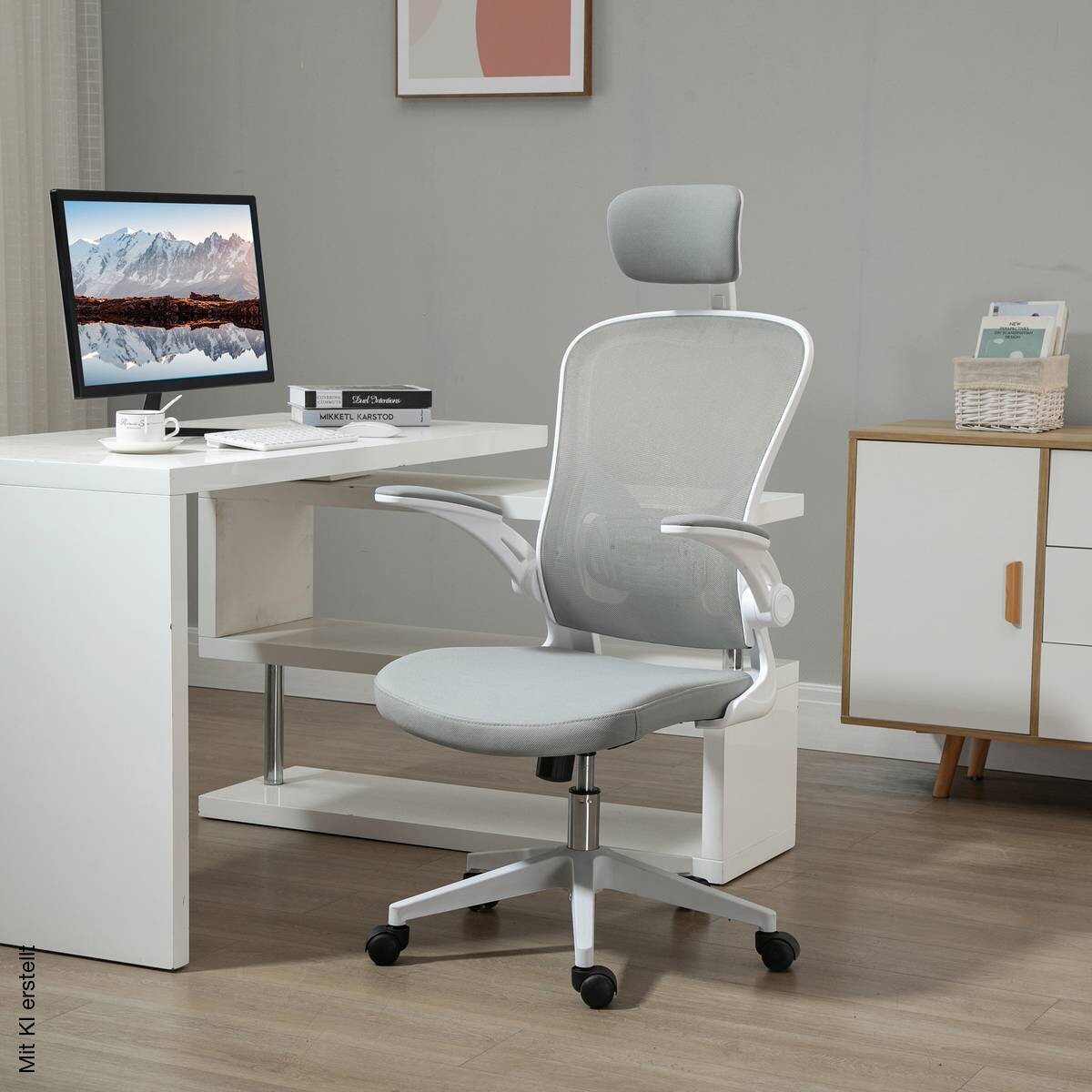 Drehstuhl 921-417 grau