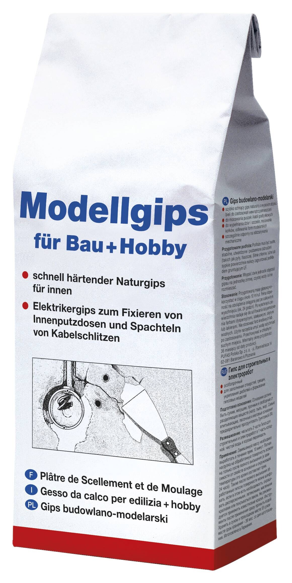 Modellgips ca. 1,5 kg