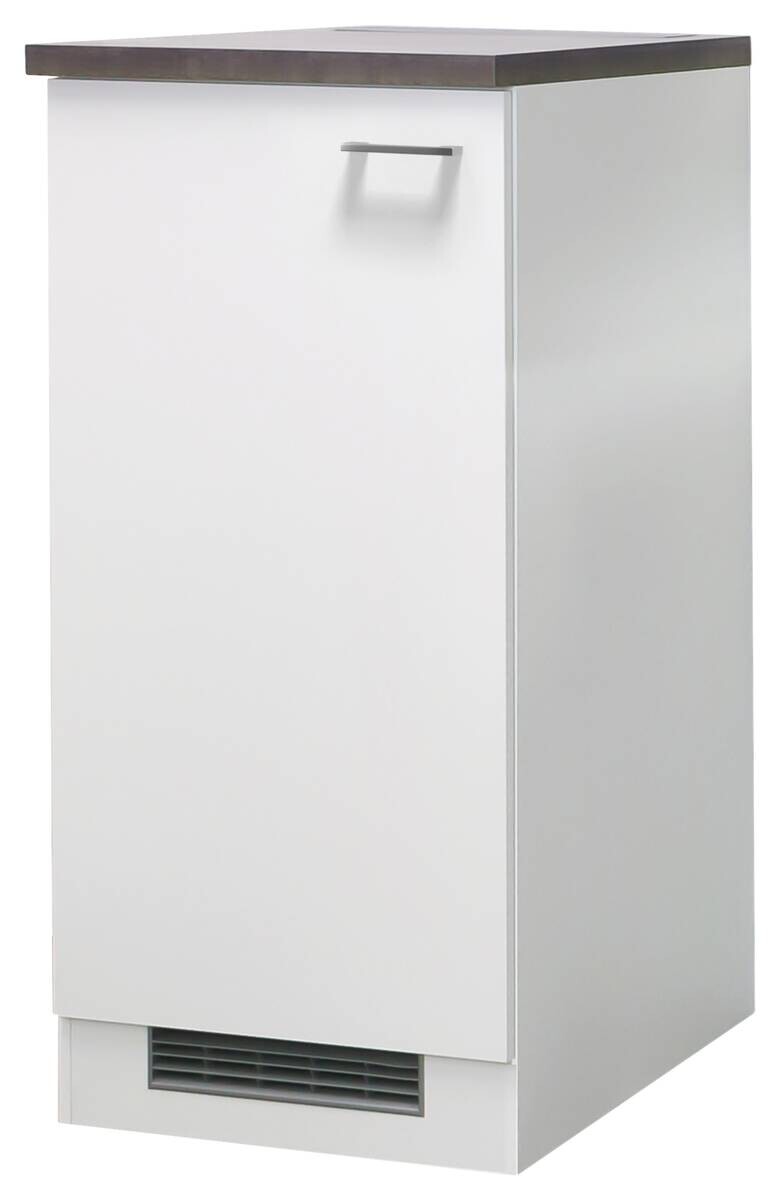 Kühlumbauschrank Lucca weiß matt B/H/T: ca. 60x126x60 cm